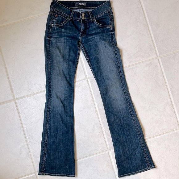 Hudson Signature Flap Pocket Bootcut Stretch Jeans in size 27 - Picture 1 of 7